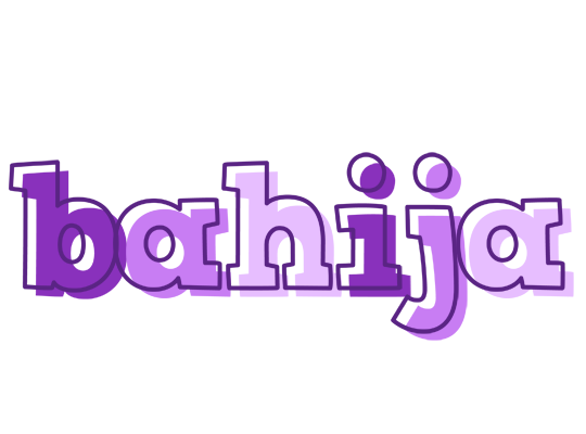 Bahija sensual logo