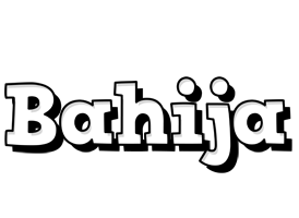 Bahija snowing logo