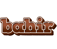 Bahir brownie logo