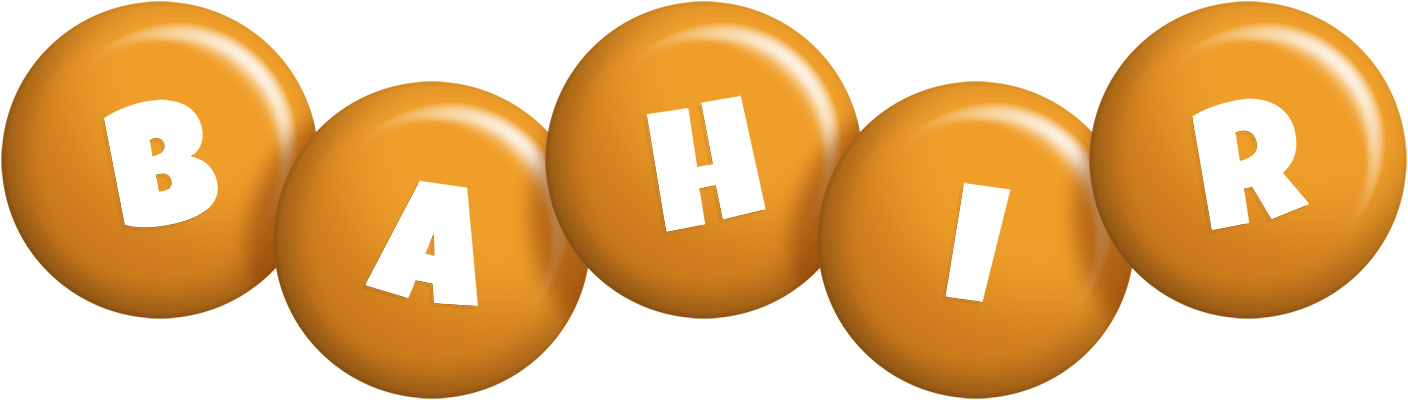 Bahir candy-orange logo