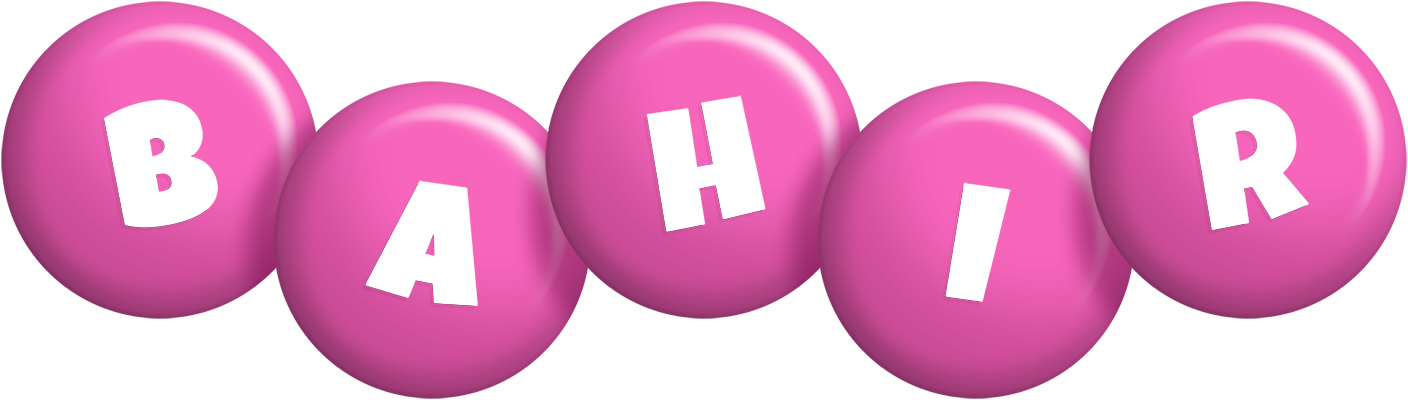 Bahir candy-pink logo