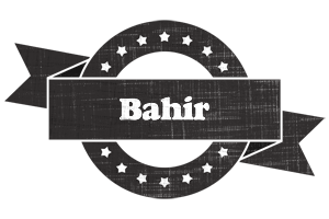 Bahir grunge logo