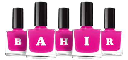 Bahir nails logo