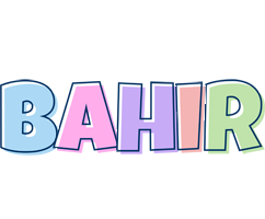 Bahir pastel logo