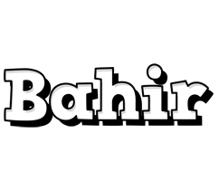 Bahir snowing logo