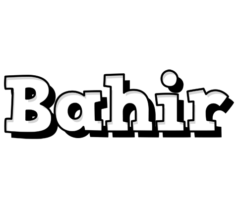 Bahir snowing logo