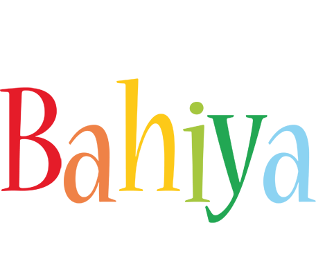 Bahiya birthday logo