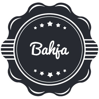 Bahja badge logo