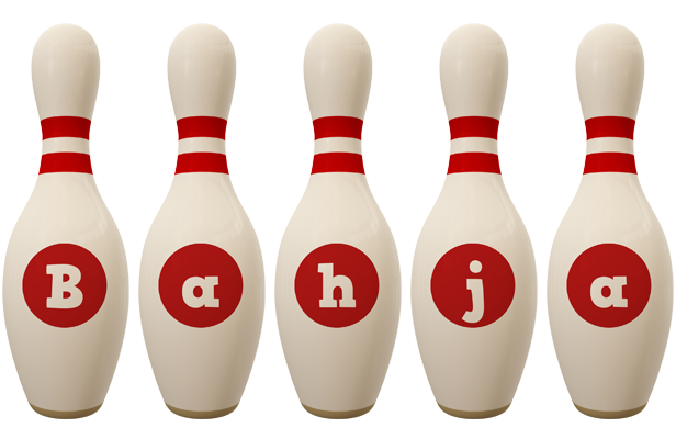Bahja bowling-pin logo