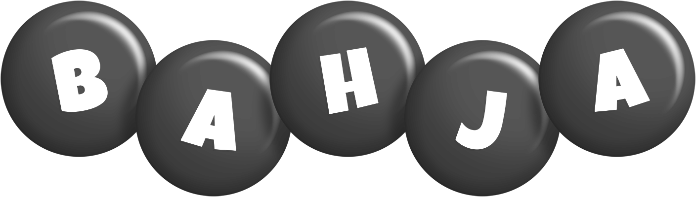 Bahja candy-black logo