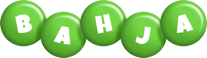 Bahja candy-green logo