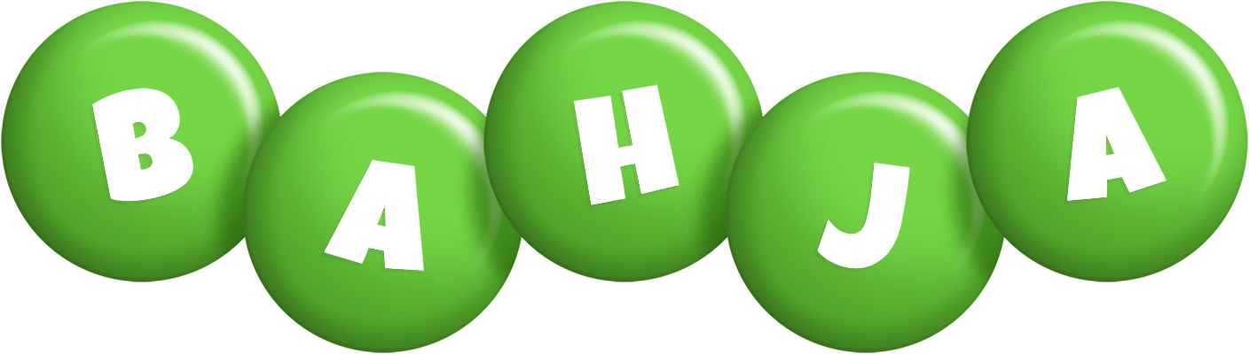 Bahja candy-green logo