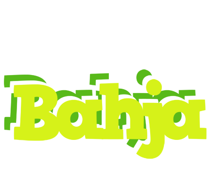 Bahja citrus logo