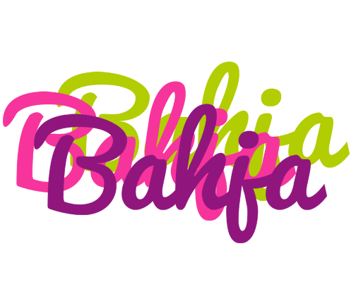 Bahja flowers logo