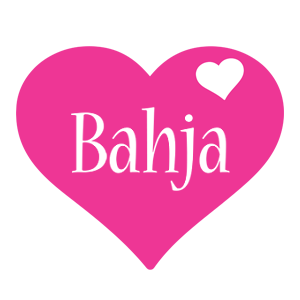 Bahja love-heart logo