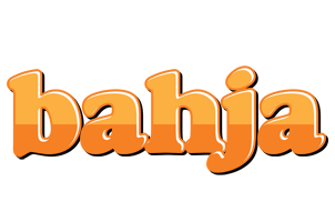 Bahja orange logo