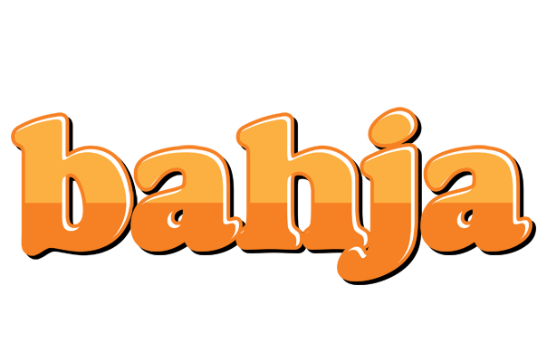 Bahja orange logo