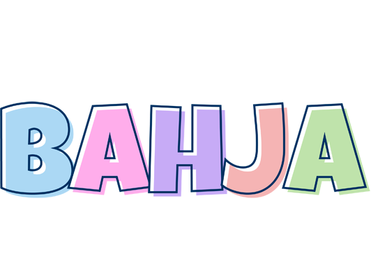 Bahja pastel logo