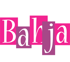 Bahja whine logo
