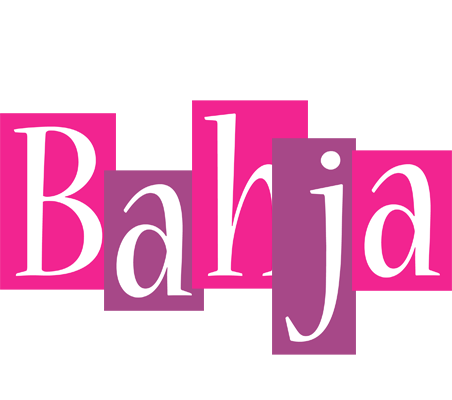 Bahja whine logo