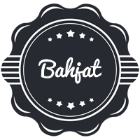 Bahjat badge logo