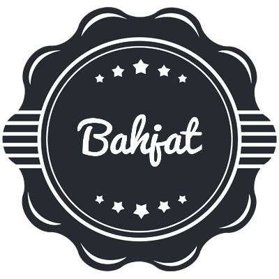 Bahjat badge logo