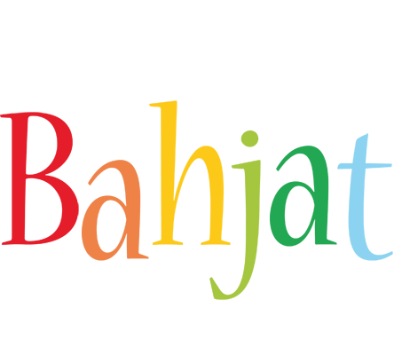Bahjat birthday logo