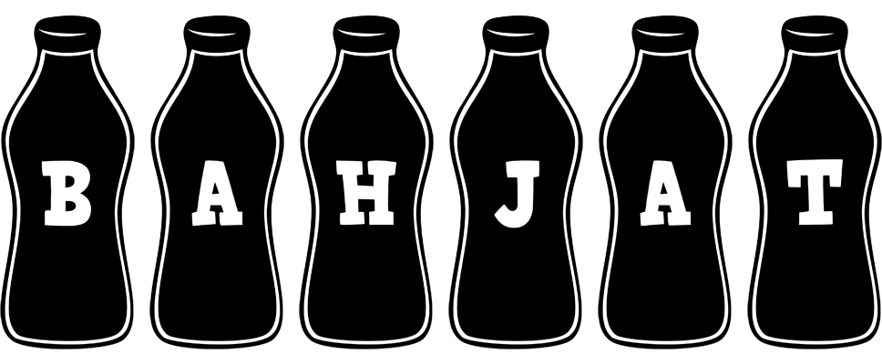 Bahjat bottle logo