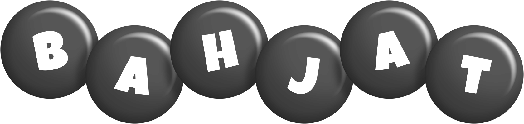 Bahjat candy-black logo