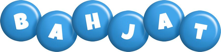 Bahjat candy-blue logo