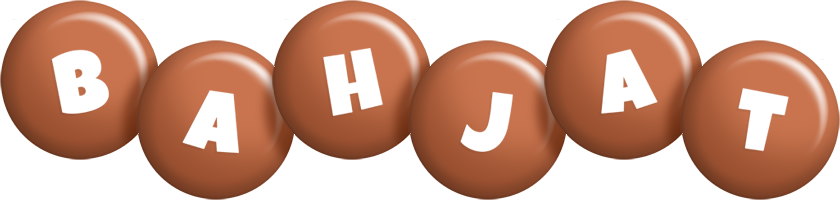 Bahjat candy-brown logo