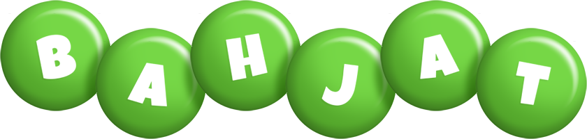 Bahjat candy-green logo