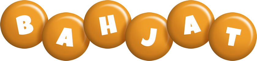 Bahjat candy-orange logo