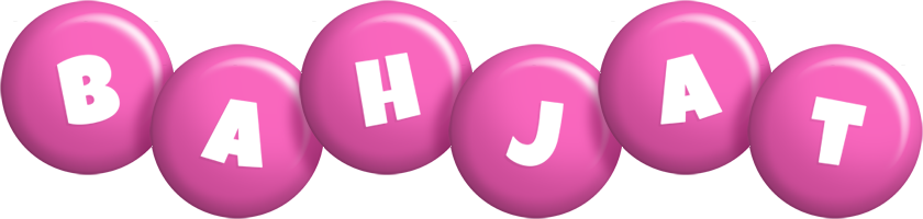 Bahjat candy-pink logo