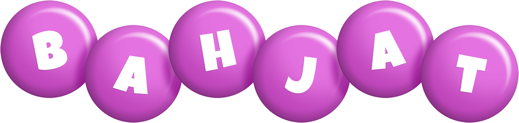 Bahjat candy-purple logo