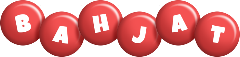 Bahjat candy-red logo