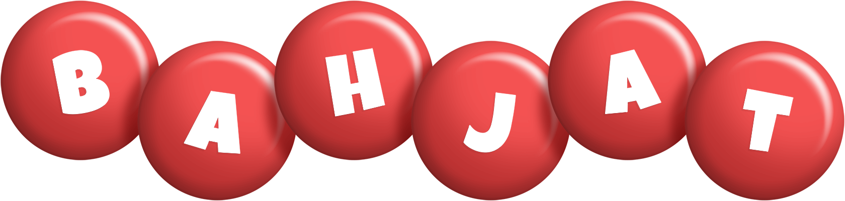 Bahjat candy-red logo