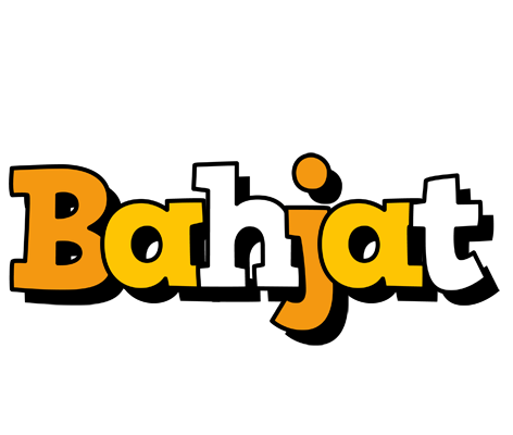 Bahjat cartoon logo