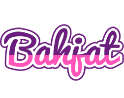 Bahjat cheerful logo