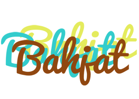 Bahjat cupcake logo