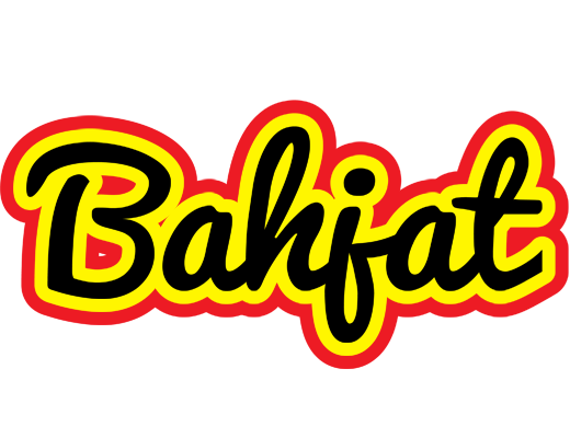 Bahjat flaming logo