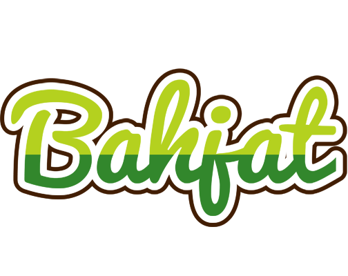 Bahjat golfing logo
