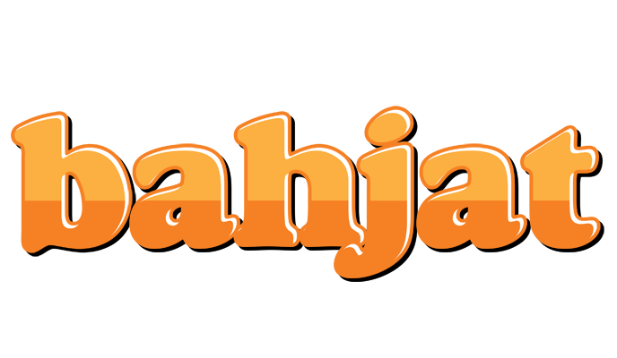 Bahjat orange logo