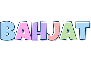 Bahjat pastel logo