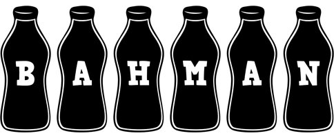 Bahman bottle logo