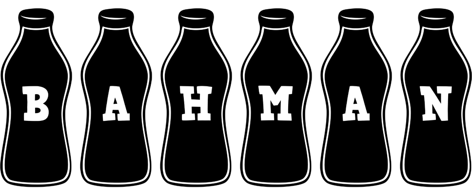 Bahman bottle logo