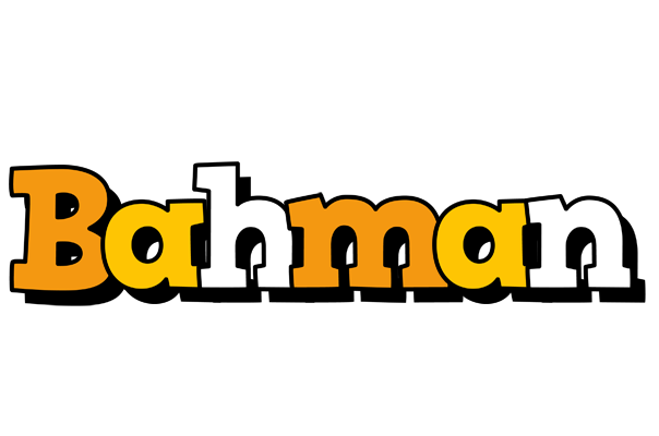 Bahman cartoon logo