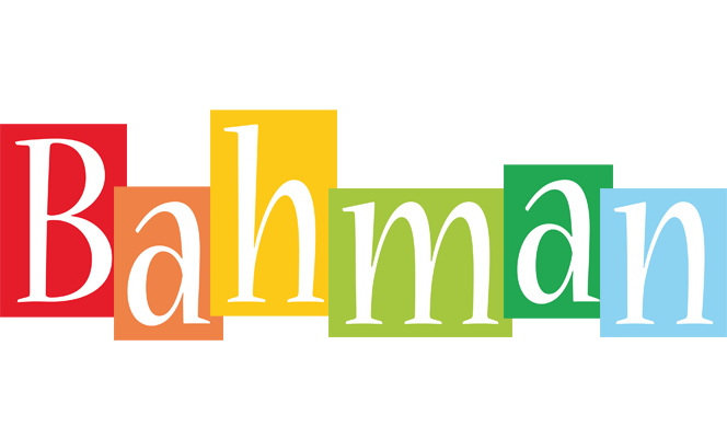 Bahman colors logo