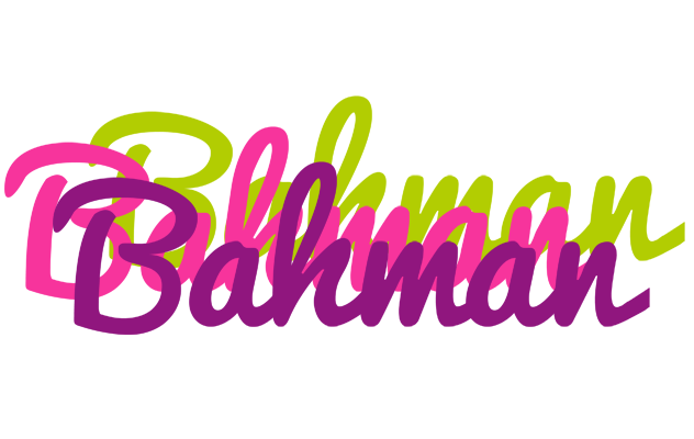 Bahman flowers logo