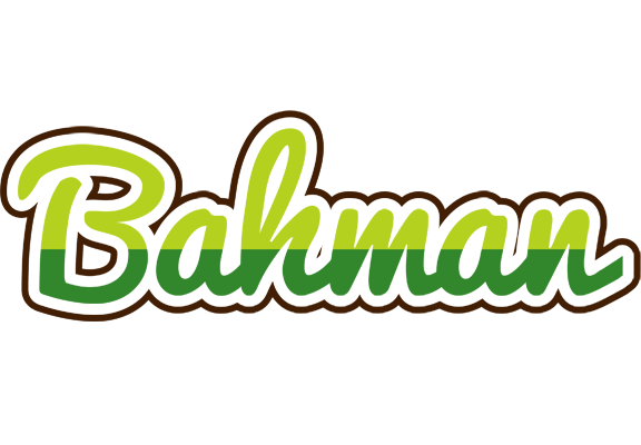 Bahman golfing logo